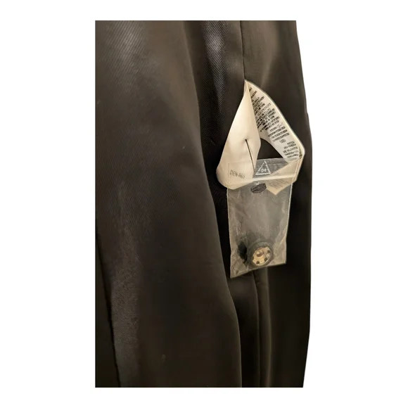 Rare!!! Vintage Beaded Zara Woman 100% Wool Black Beaded Coat. Made In Spain - Picture 11 of 13